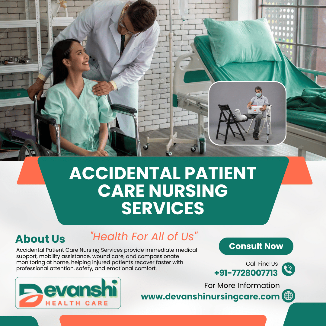 Accidental Patient Care Nursing Services In Patel Nagar 3, Ghaziabad