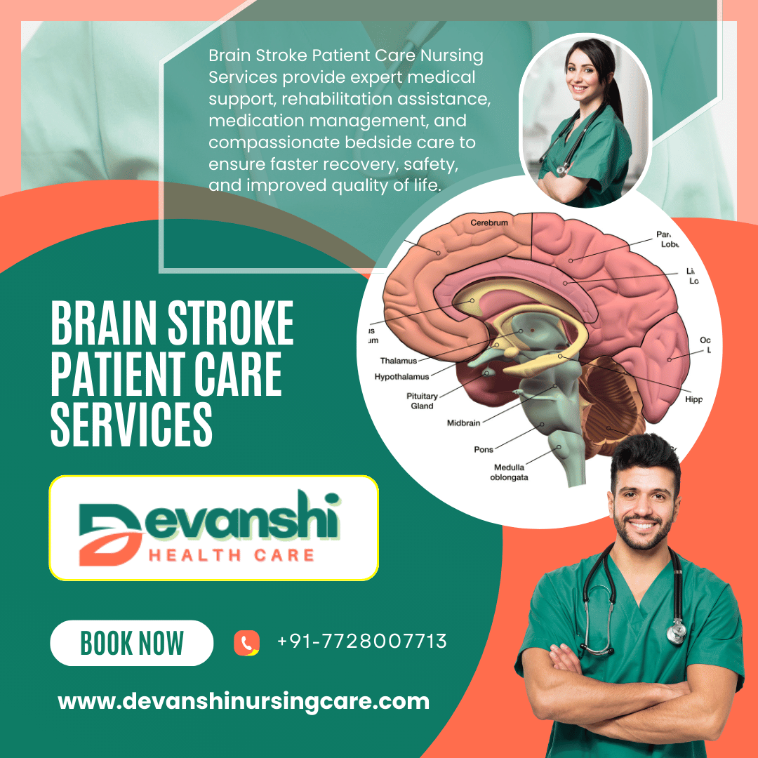 Brain Stroke Patient Care Services in Vasundhara Sector 1