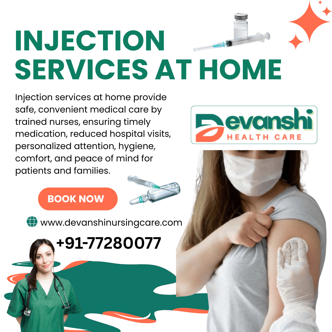 Injection Services At Home in Vasundhara, Ghaziabad