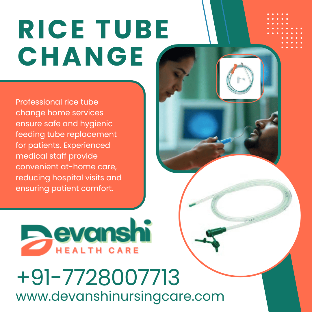 Ryle's Tube Change at Home in Sector 11 Vasundhara, Ghaziabad