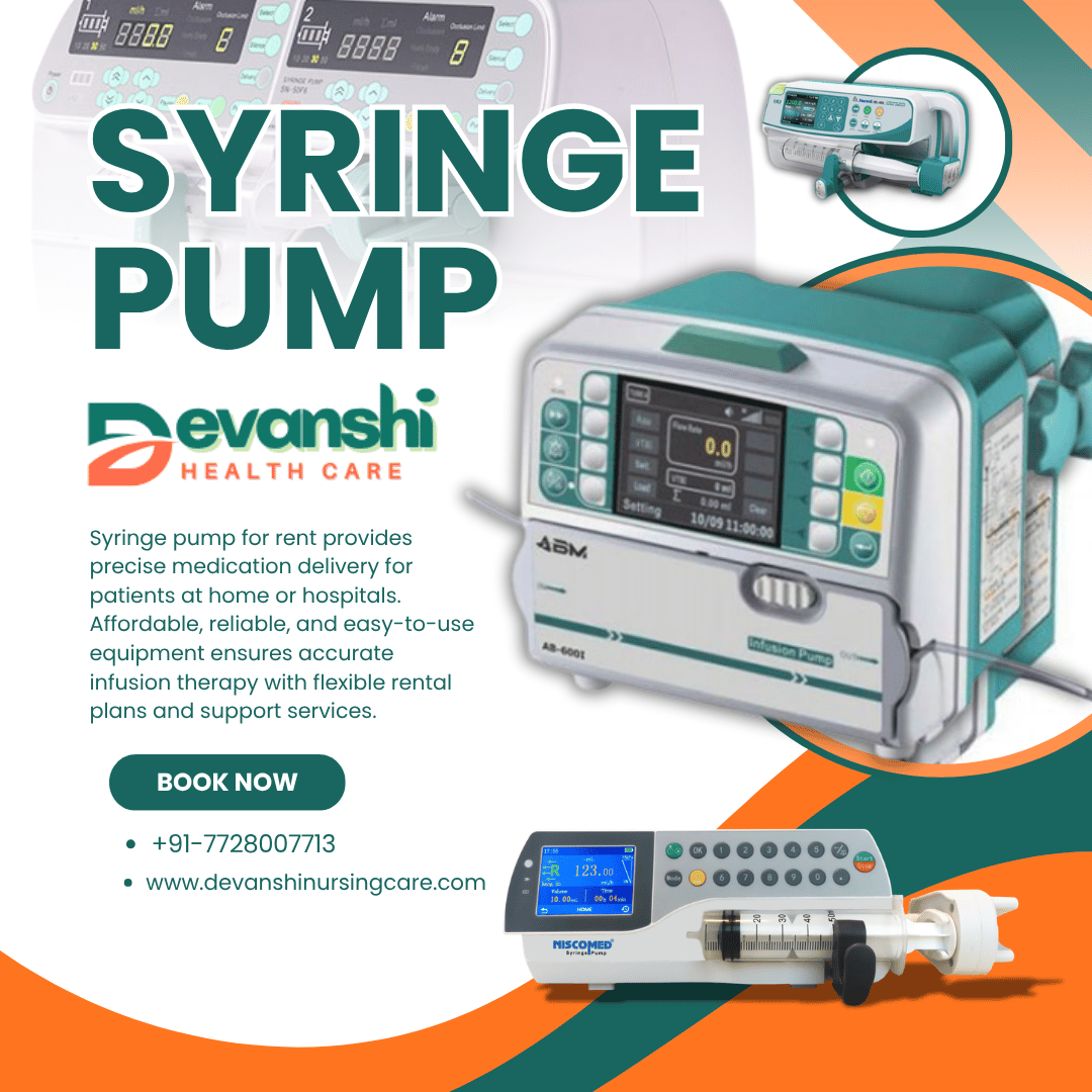 Syringe Pump for Rent in Sector 18 Vasundhara Ghaziabad