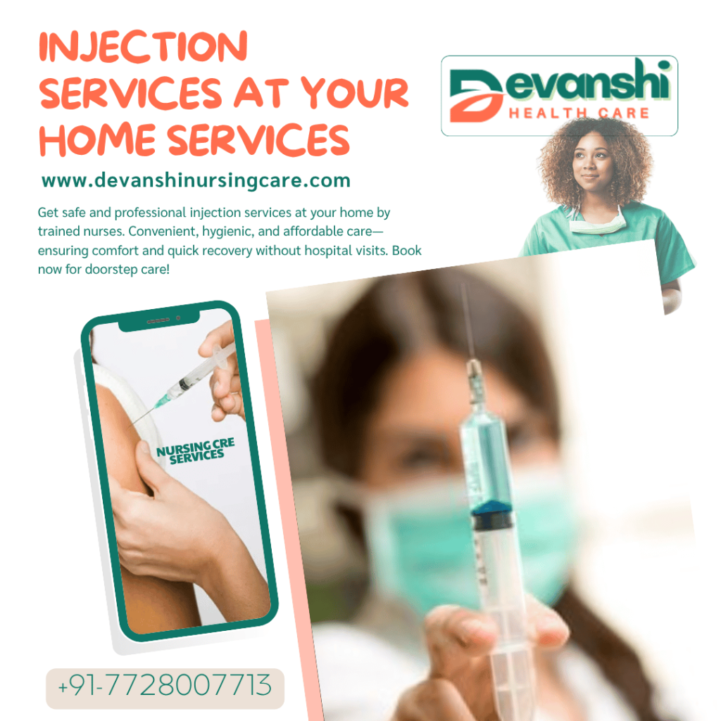 Injection Services at Your Home in Pandav Nagar, Ghaziabad