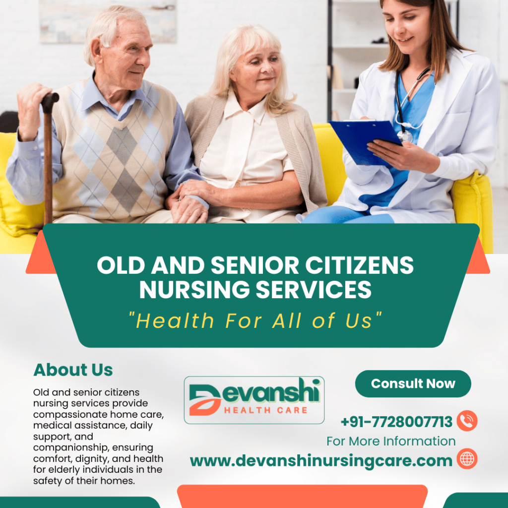 Old and Senior Citizens Nursing Services in Patel Nagar 2, Ghaziabad
