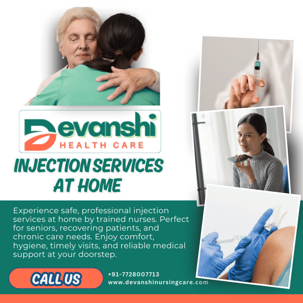 Injection Services at Home in Indirapuram Ghaziabad