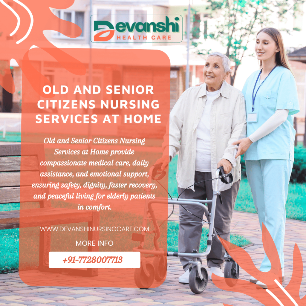 Old and Senior Citizens Nursing Services at Home in Ghaziabad
