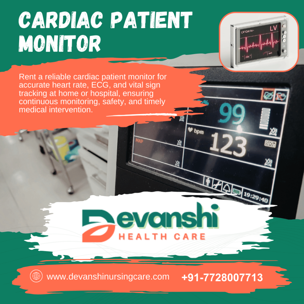 Cardiac Patient Monitor for Rent in Vasundhara Sector 1, 2 & 3