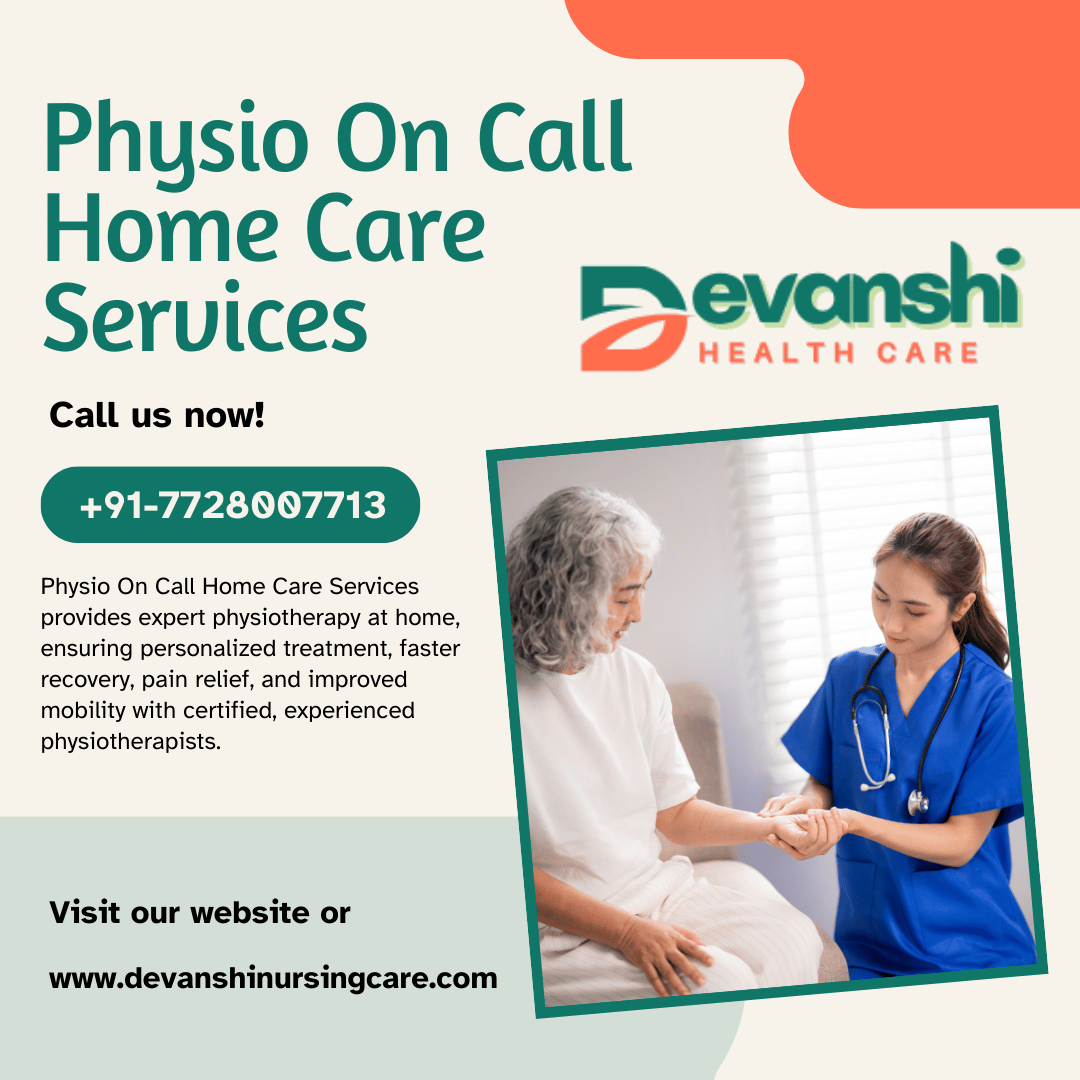Physio On Call Home Care Services in Vasundhara Sector 2