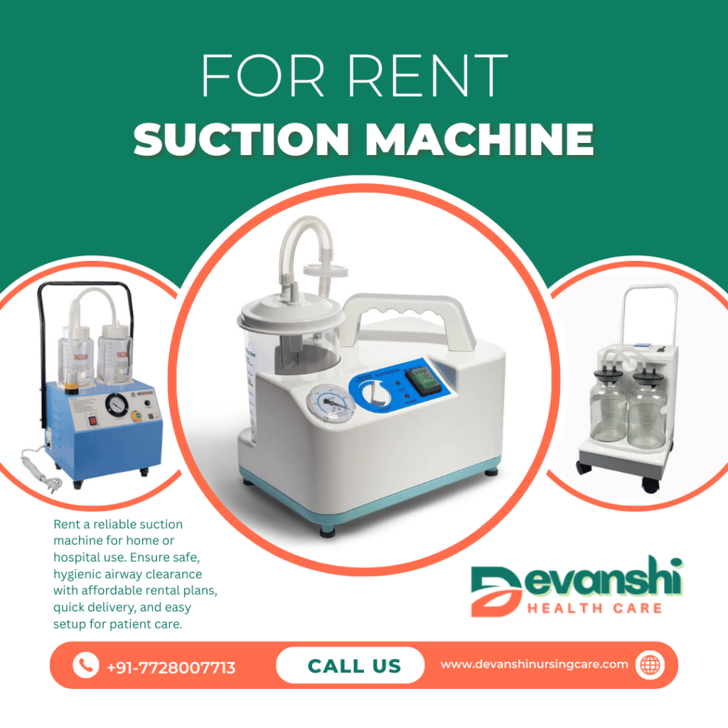 Suction Machine for Rent in Vasundhara Sector 1, 2 & 3,