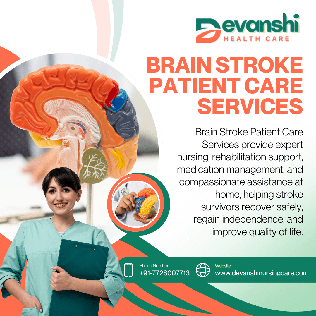 Brain Stroke Patient Care Services in Vasundhara Sector 4 Ghaziabad
