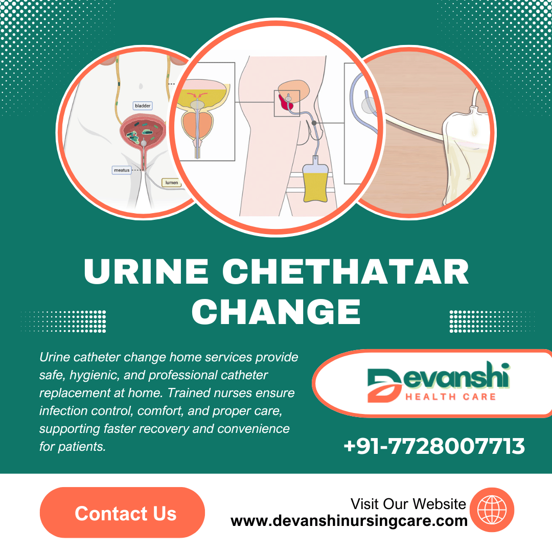 Urine Catheter Change Home Services in Ghaziabad