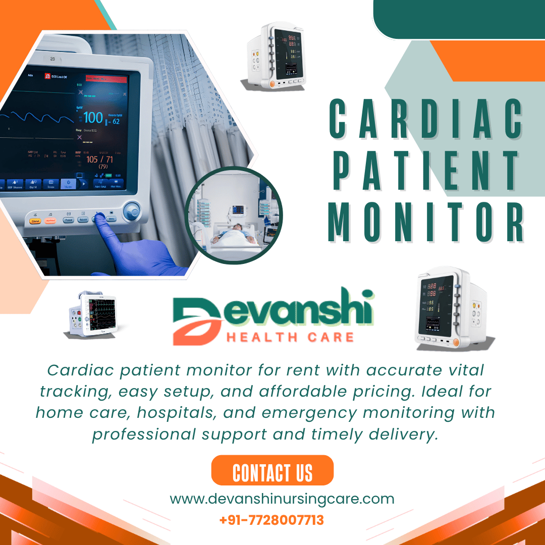 Cardiac Patient Monitor for Rent in Sector 17 Vasundhara Ghaziabad