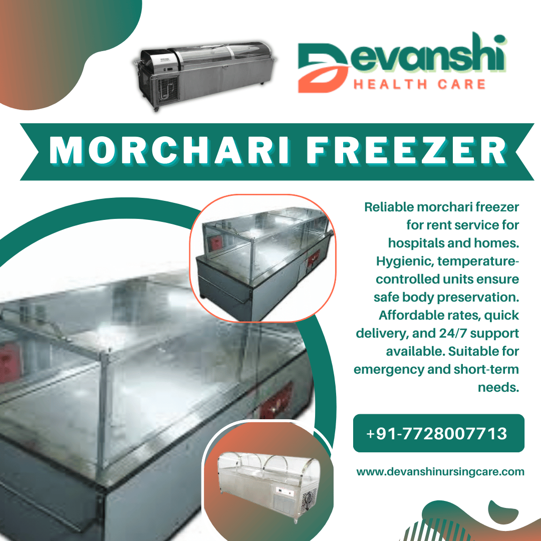 Mortuary Freezer for Rent in Sector 10 Vasundhara Ghaziabad