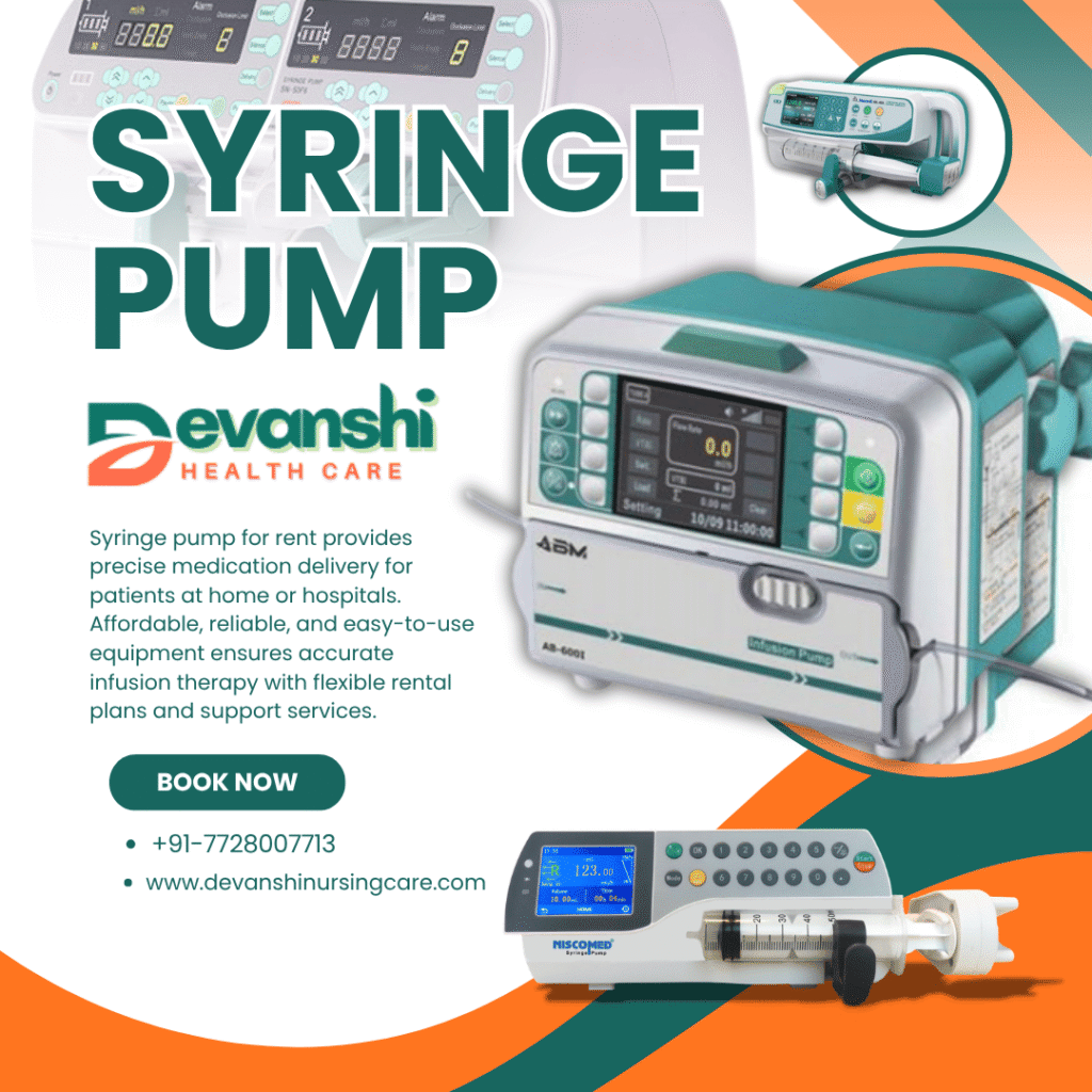 Syringe Pump for Rent in Sector 18 Vasundhara Ghaziabad