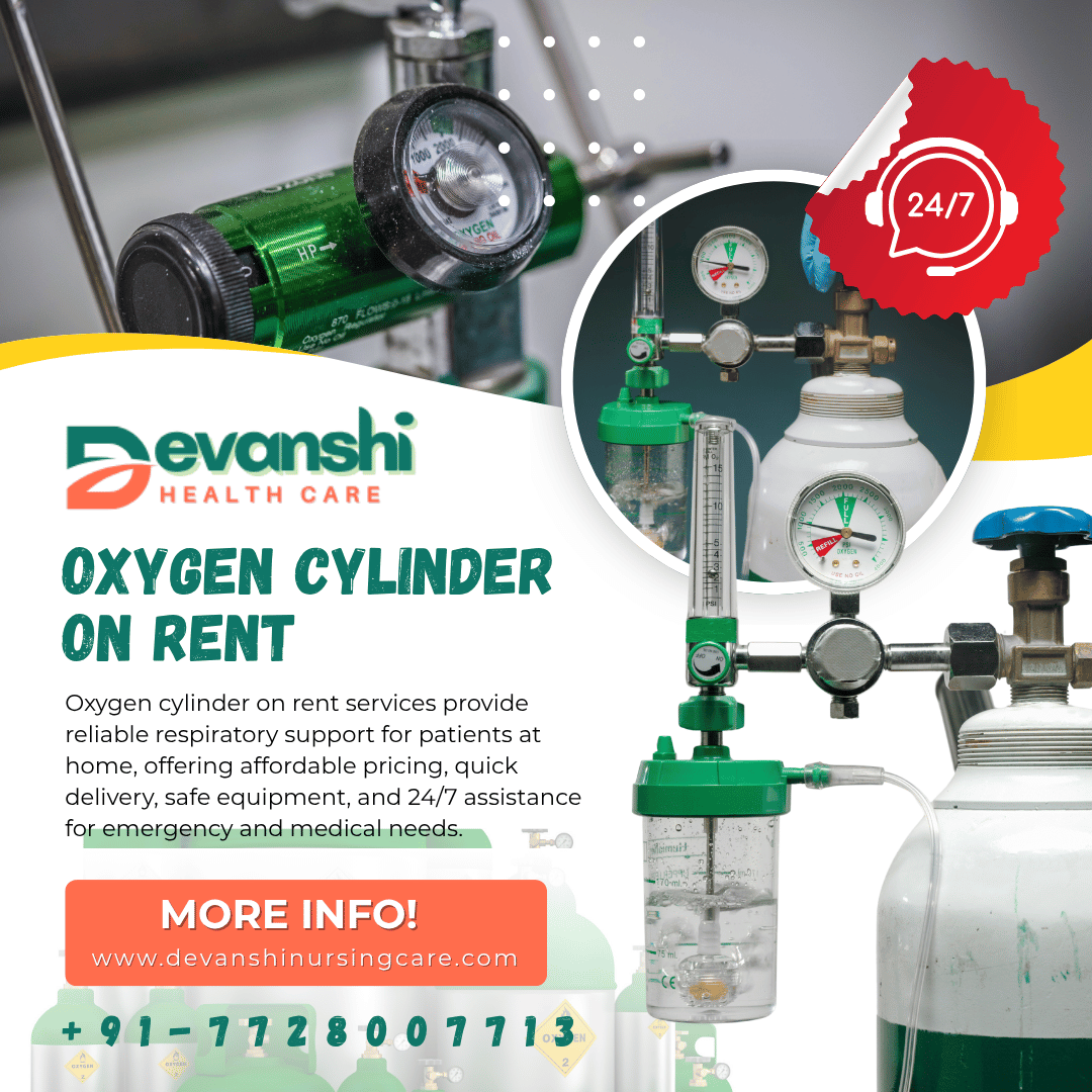 Oxygen Cylinder on Rent
